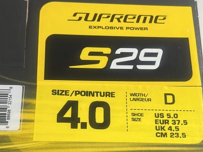 Bauer Supreme S29 size 4 (37.5)