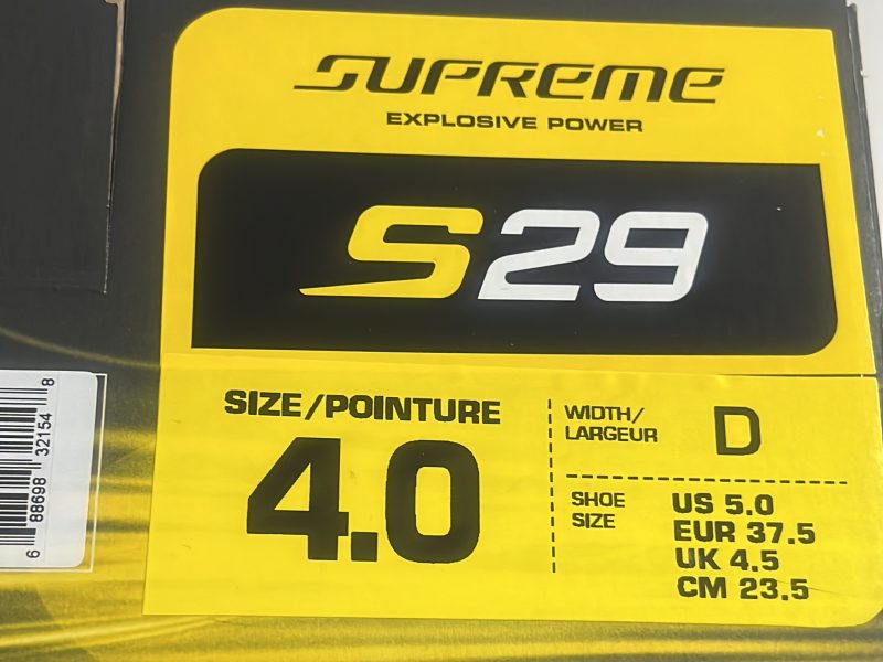 Bauer Supreme S29 size 4 (37.5)